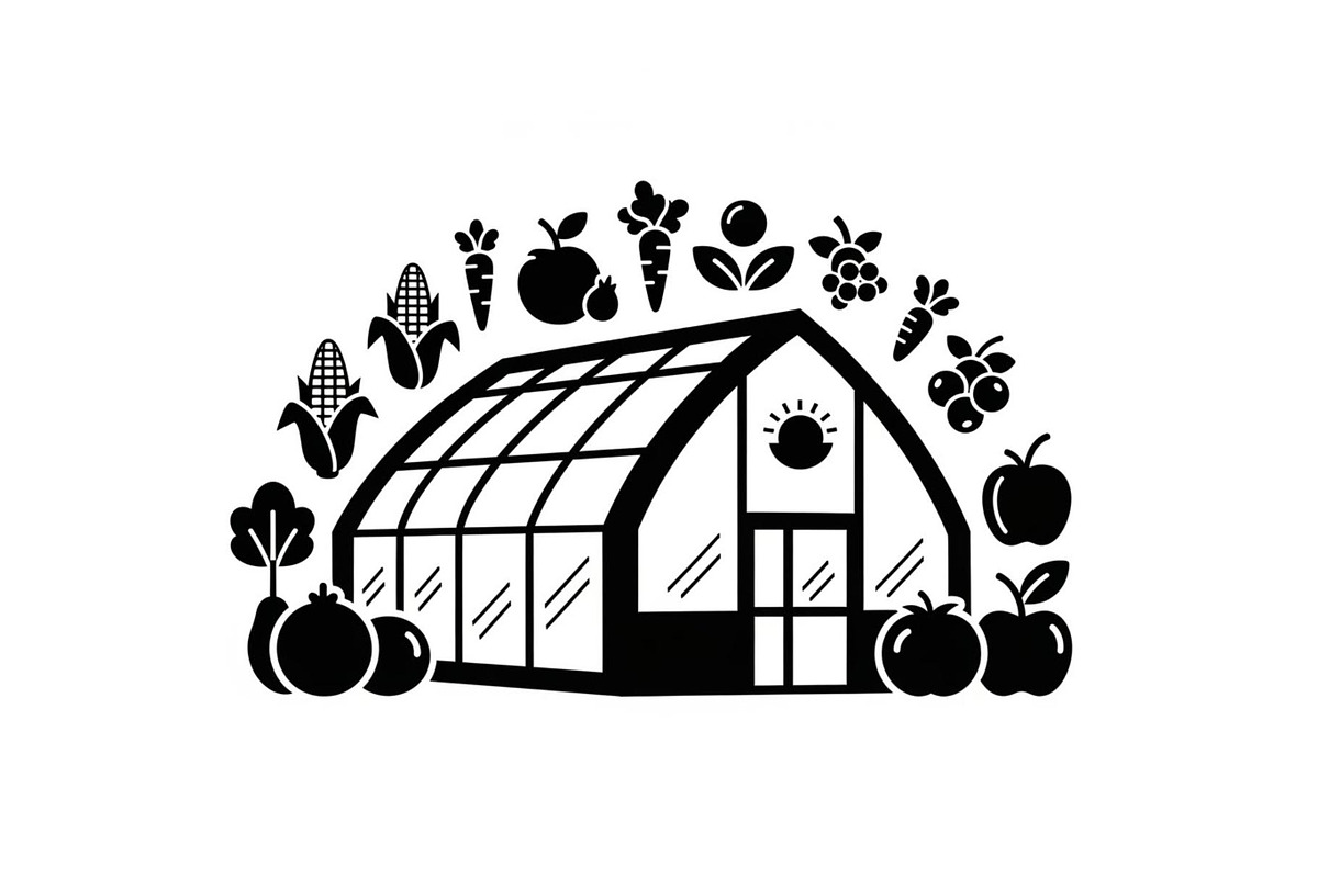 Greenhouse Growth Silhouettes, an Illustration by hafijul (Photo 7 of 14)