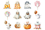 Cute Halloween Ghost, an Illustration by Design Market (Thumbnail 2 of 3)