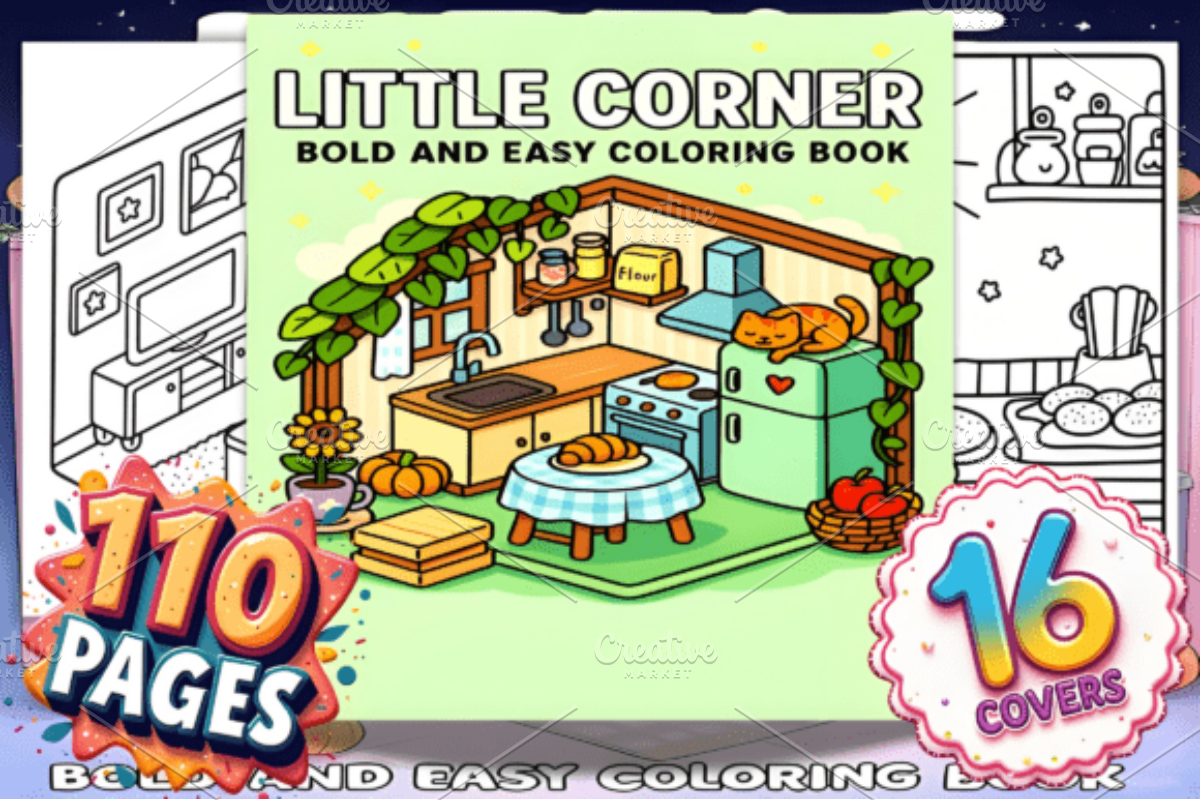 Bold Easy Little Corner, a Decorative Illustration by Ink Gallery (Photo 1 of 4)