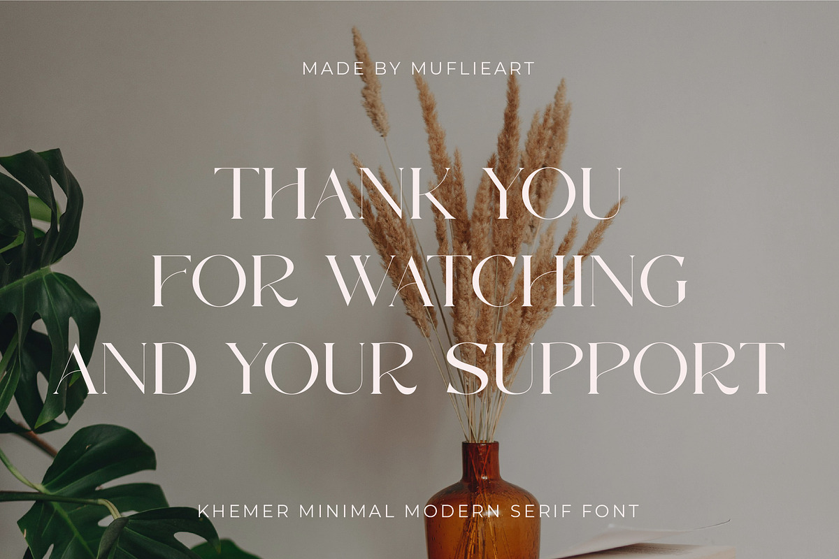 Khemer - Minimal Modern Serif Font, a Serif Font by Muflieart (Photo 10 of 10)