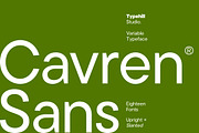 Cavren Sans, a Sans Serif Font by Typehill (Thumbnail 1 of 15)
