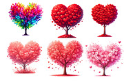 Heart Tree Valentines Day Clipart, an Illustration by Designworld (Thumbnail 3 of 5)