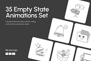 35 Animated Empty State Illustration, an Empty State Illustration by Prosymbols (Thumbnail 1 of 4)