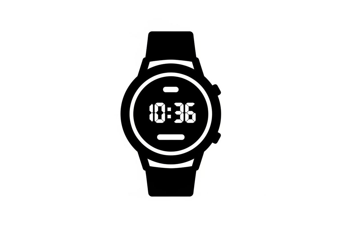 Minimal Smartwatch Time Icon Set, an Icon by musafir_fashion (Photo 4 of 13)