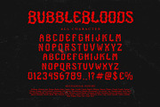 Bubblebloods, a Blackletter Font by HATFSTUDIO (Thumbnail 8 of 9)
