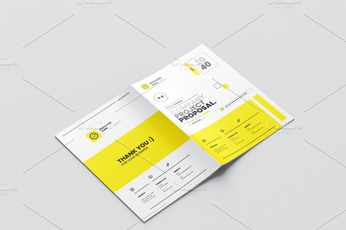 Company Project Proposal Design, a Brochure Template by FlyeredTemplate (Photo 11 of 18)