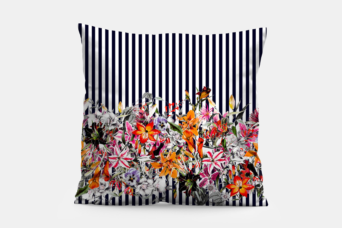 Botanical Flowers - Seamless Pattern, a Pattern Graphic by Talip Memis (Photo 4 of 6)