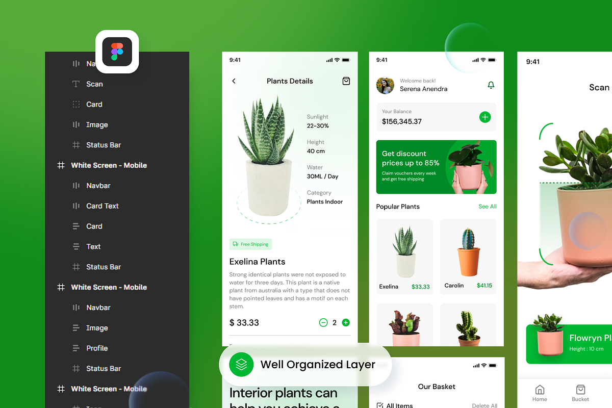 Plants Shop - Plants Shop Mobile, an App Template by SLAB! Design (Photo 3 of 6)