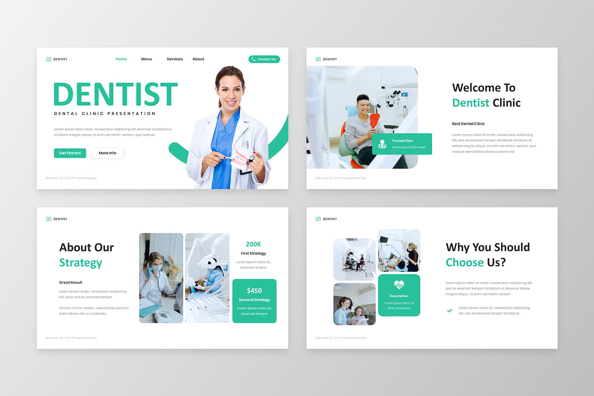 Dentist Google Slide Template, a Presentation Template by MtvtdArt (Photo 4 of 6)
