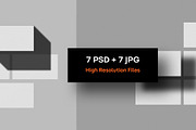 Modern Business Card Mockups, a Merchandise Mockup by rodrigofkaminski (Thumbnail 5 of 9)