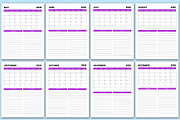 5 Year Monthly Agenda (2026–2030), a Stationery Template by Shumaya (Thumbnail 3 of 11)
