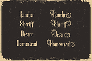 Bronco Bandit - Wild West Typeface, a Serif Font by HipFonts (Thumbnail 3 of 12)