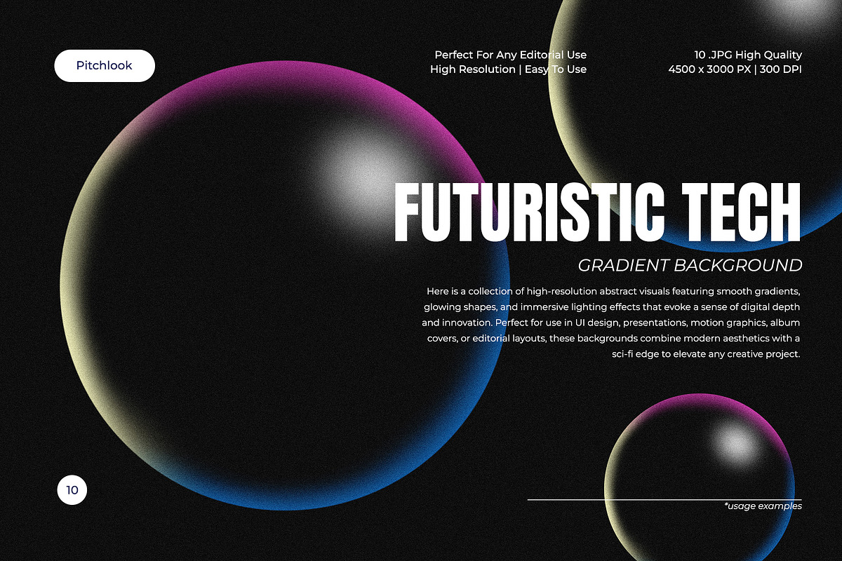 Futuristic Tech Background, a Background Graphic by Pitchlook.Studio (Photo 4 of 4)