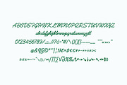 Flatface Haley's, a Script Font by Flatface (Thumbnail 4 of 6)