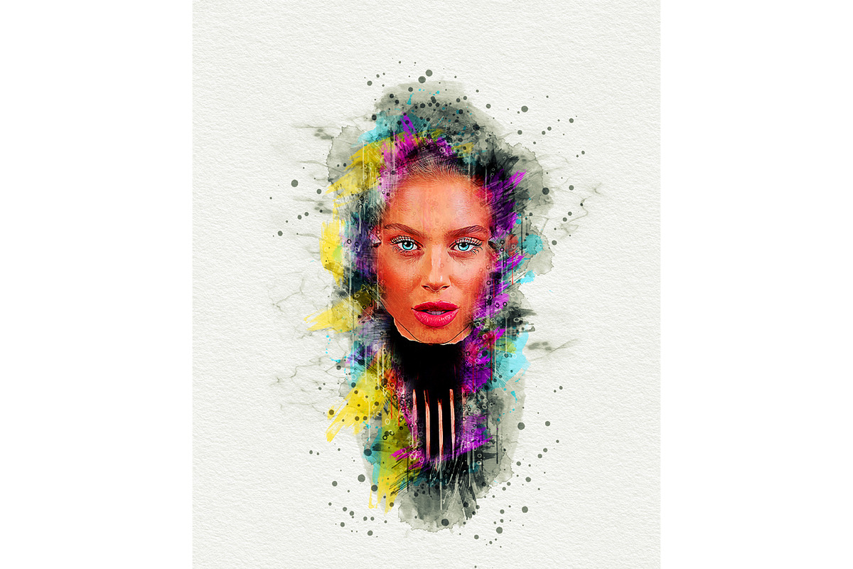 Watercolor Artistic Photoshop Action, an Action Add-On by Studio Retouch
