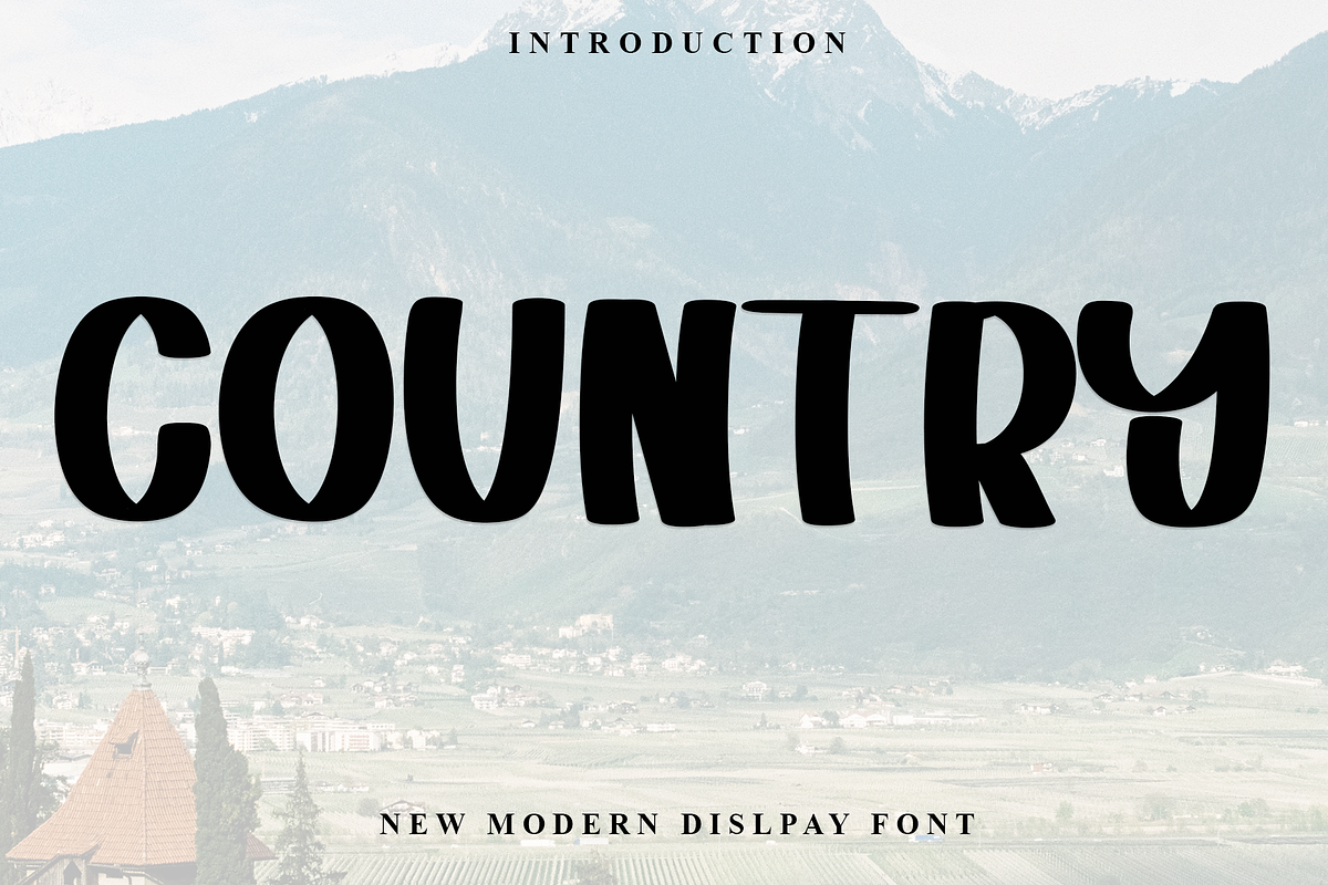 Country, a Font by InermediaSTUDIO (Photo 1 of 8)