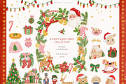 Quirky Christmas Collection, a Seasonal Illustration by PeDe Designs (Thumbnail 1 of 10)