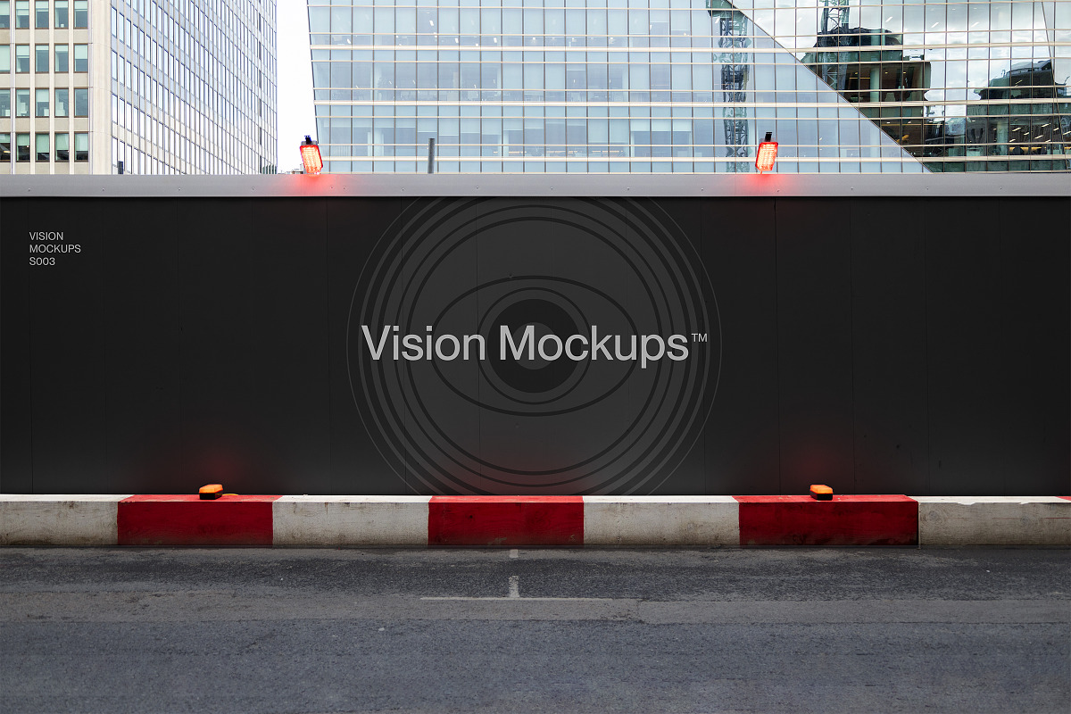 Vision S003 - Hoarding Mockup, a Product Mockup by Vision Mockups (Photo 1 of 2)