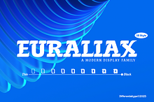 Euraliax - Display Font Family
