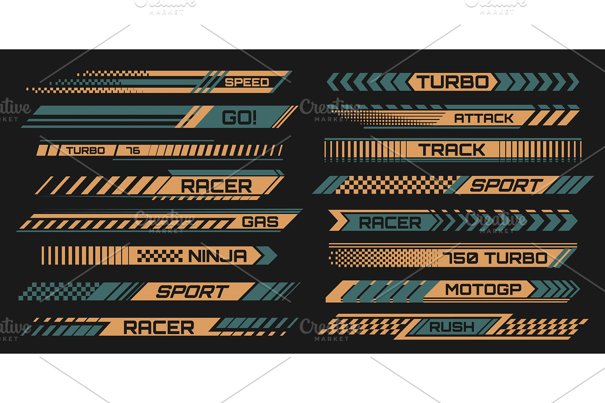 Speed race car or motorcycle, an Object Illustration by art PVP - market