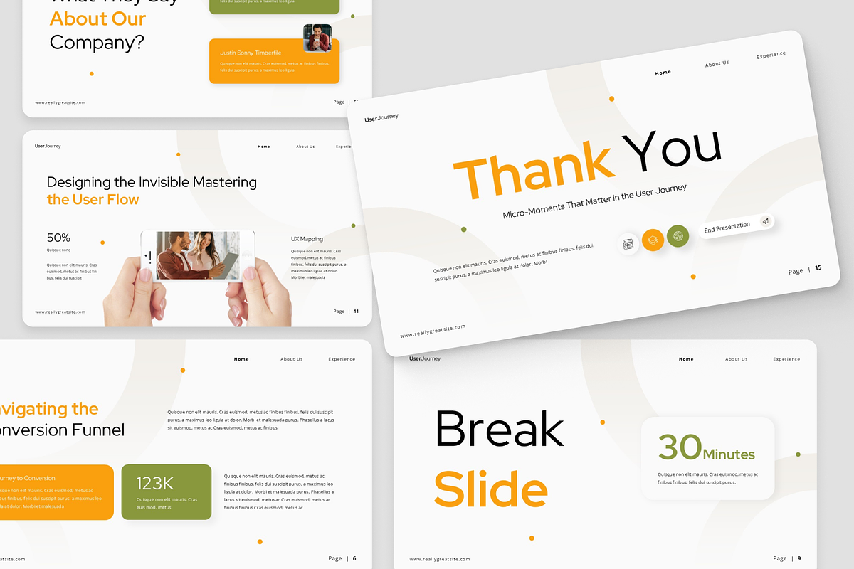 User Journey Presentation, a Presentation Template by Annora Studio (Photo 3 of 7)