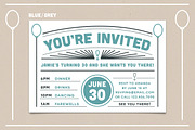 Invitation Postcard 2, a Card Template by Every Tuesday (Thumbnail 2 of 4)