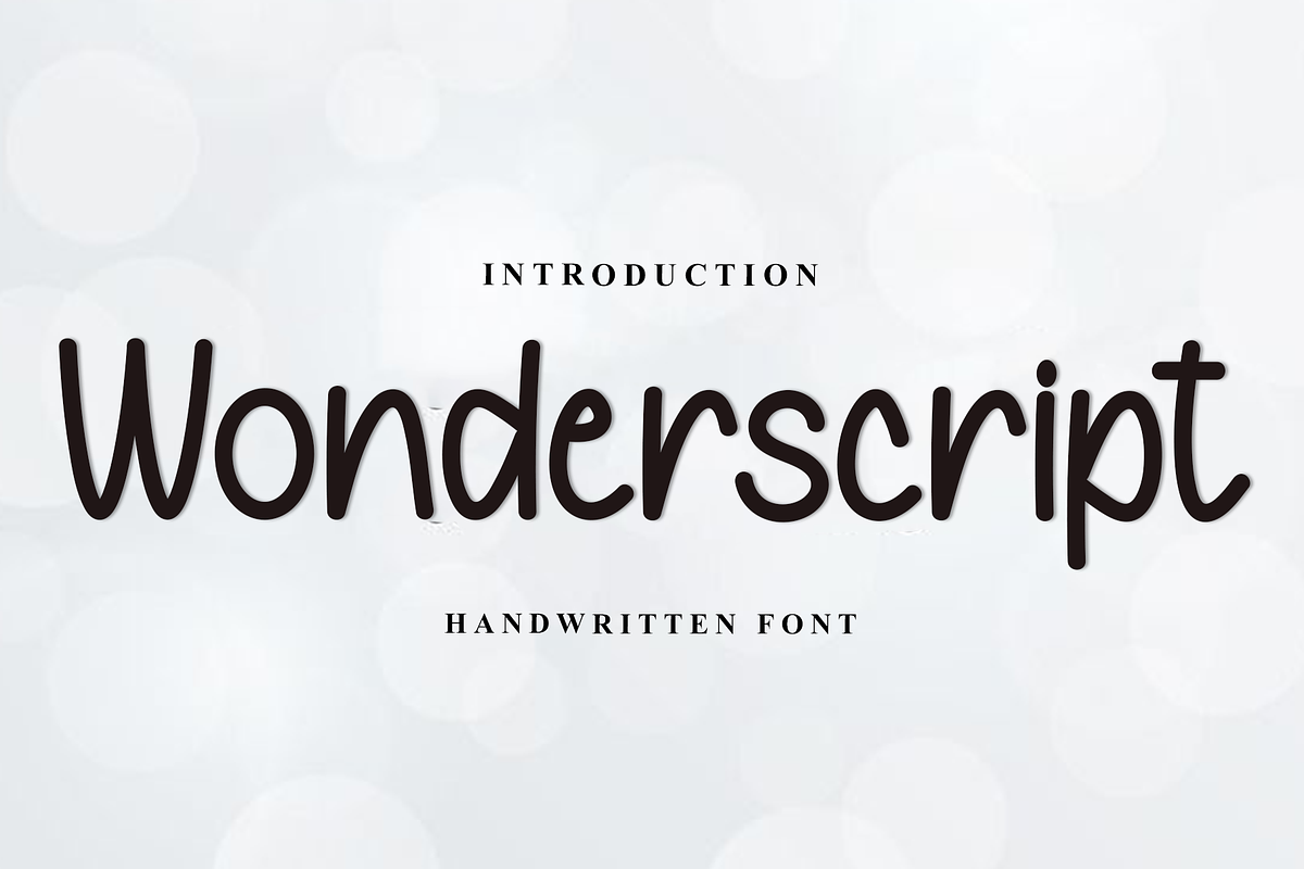 Wonderscript, a Handwritten Font by FreshTypeINK (Photo 1 of 8)