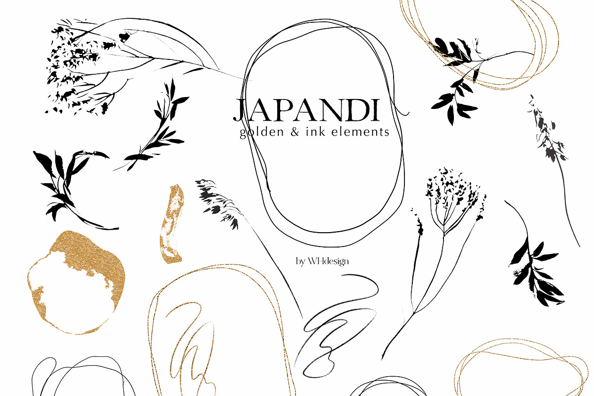 Japandi Abstract Watercolor Clip Art, a Decorative Illustration by whiteheartdesign (Photo 21 of 24)