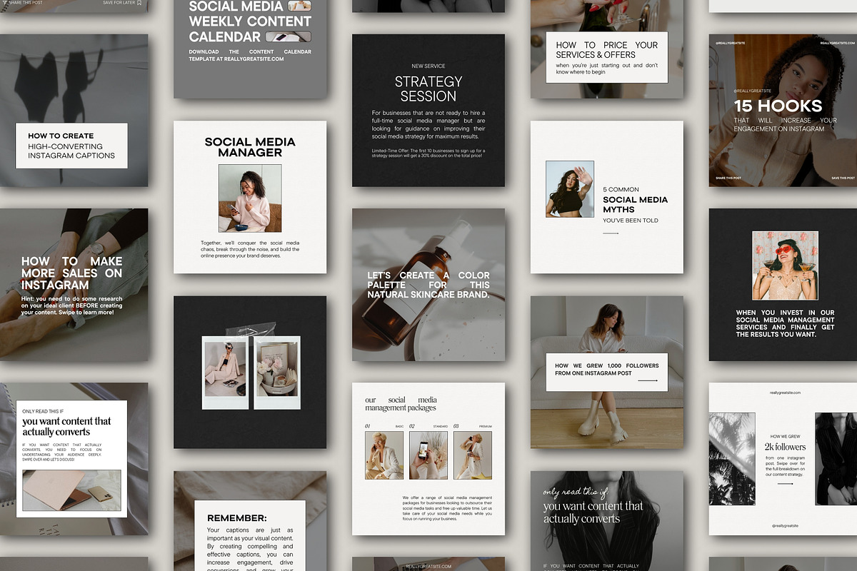 Instagram Canva Coaches Templates, a Social Media Template by Fallon Gerst (Photo 4 of 19)
