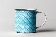 Blue Geometric Gradient Pattern, a Pattern Graphic by Neermana (Thumbnail 5 of 5)