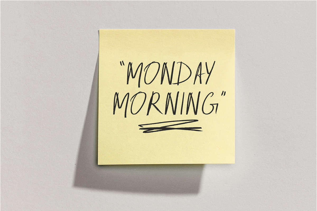 Monday Morning Handwriting Font, a Handwritten Font by The Human Touch! (Photo 1 of 5)