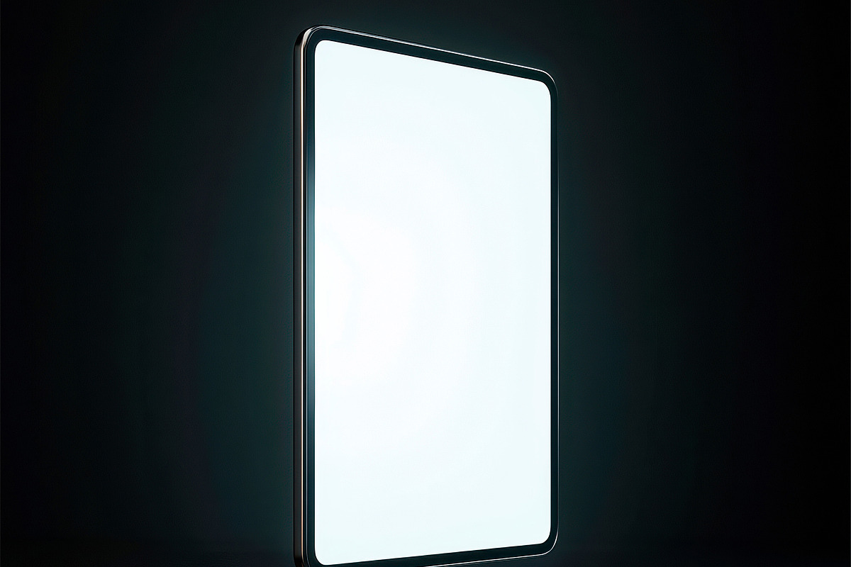 Tablet Lock Screen Mockup Dark Scene, an Android Mockup by Mego-studio (Photo 3 of 3)