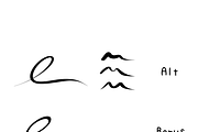 Procreate Oval Calligraphic Brushes, a Brush Add-On by 103cia (Thumbnail 3 of 3)
