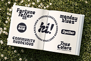 Retro Communia | 70s Typeface, a Script Font by Ayca Atalay (Thumbnail 5 of 8)