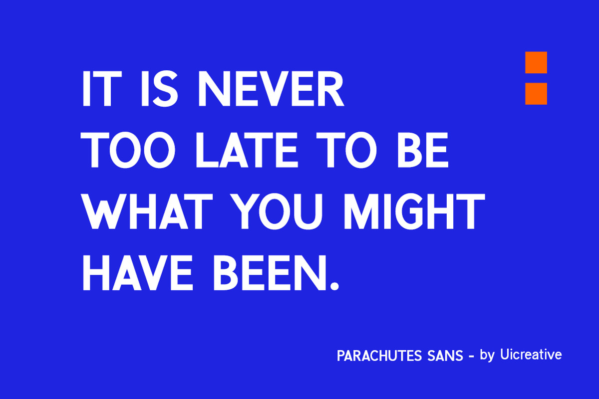 Parachutes Modern Sans Serif Font, a Sans Serif Font by UICreative (Photo 8 of 13)
