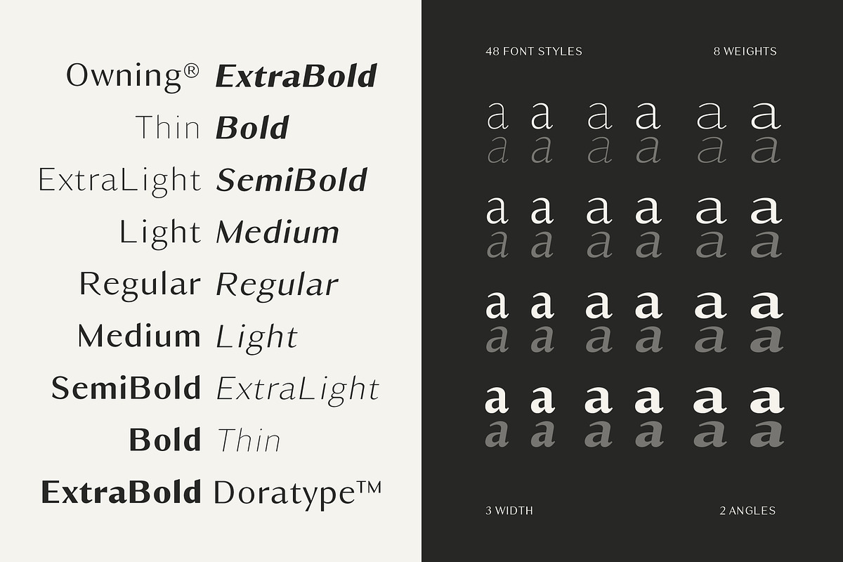 Owning Sans, a Sans Serif Font by Dora Typefoundry (Photo 2 of 10)