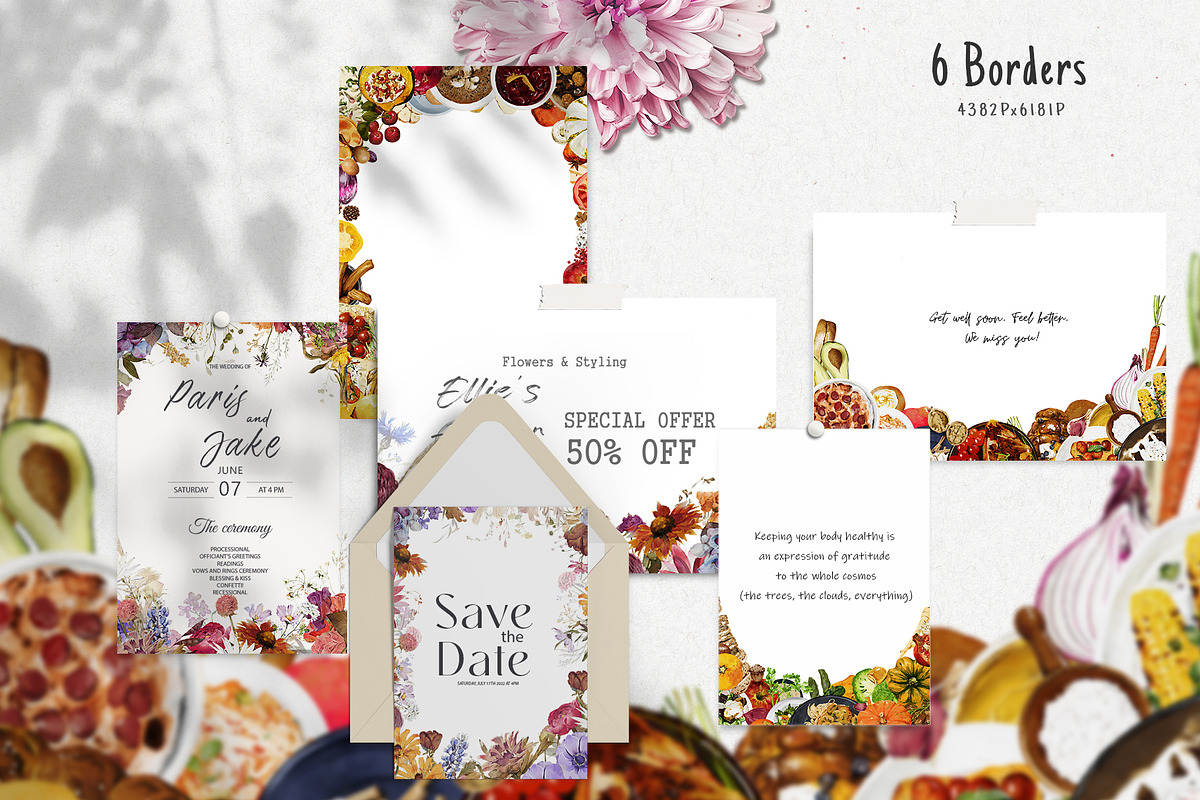 Watercolor Thanksgiving Collection, a Food Illustration by Damian Roh (Photo 13 of 17)
