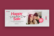 Valentine's Day Facebook Cover, a Social Media Template by Saman Osama (Thumbnail 2 of 3)