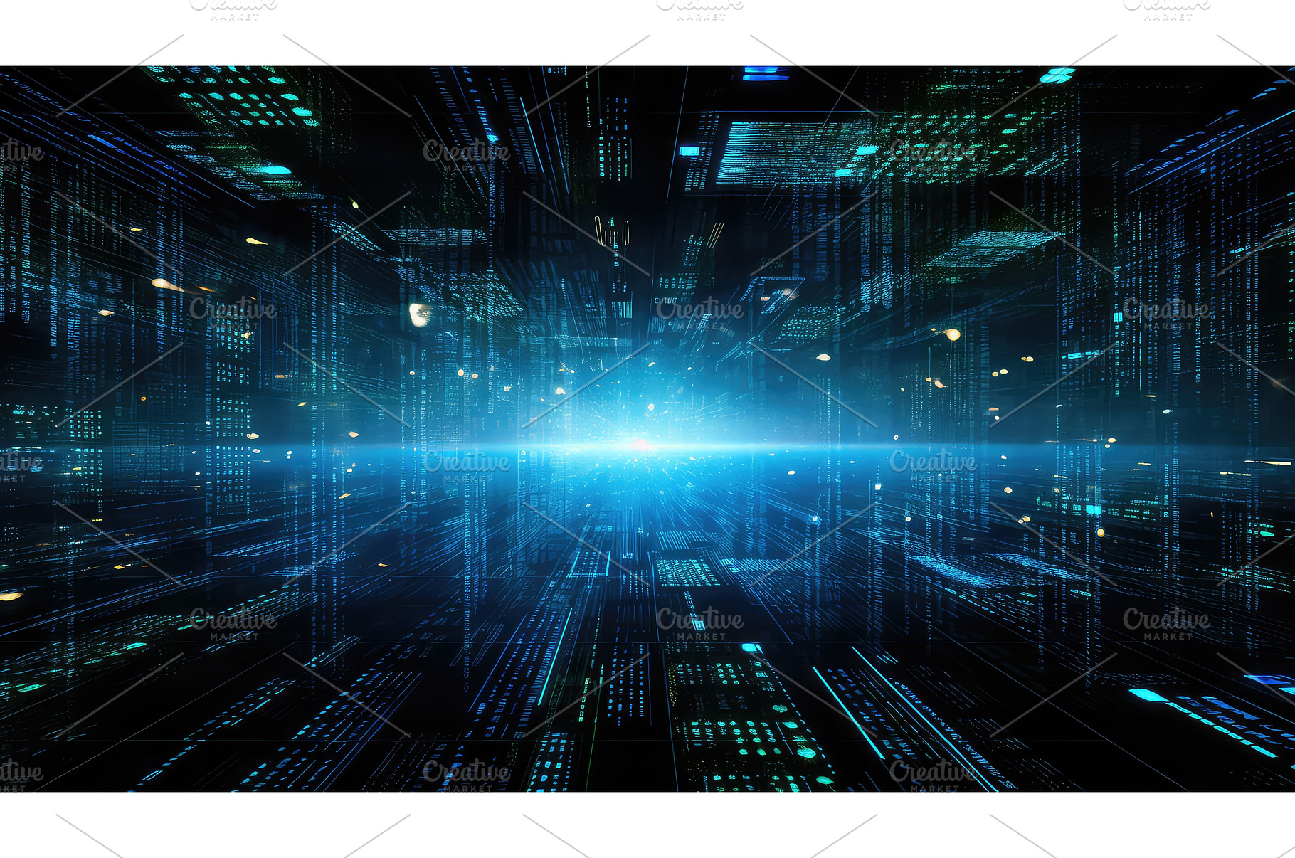 digital cyberspace tech background, a Technology Photo by pikepicture
