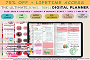 Luxury Digital Planner 2025 PDF, a Templates & Theme by Plamarplanners (Thumbnail 1 of 10)