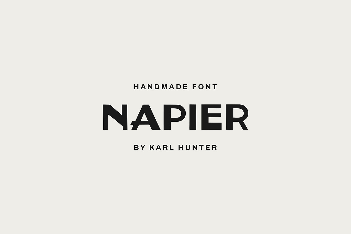 Napier Font, a Handwritten Font by KH STUDIO (Photo 6 of 6)