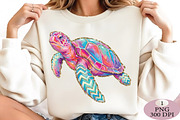 Coquette Summer Sea Turtle Png, an Illustration by Daily.Designs (Thumbnail 2 of 5)