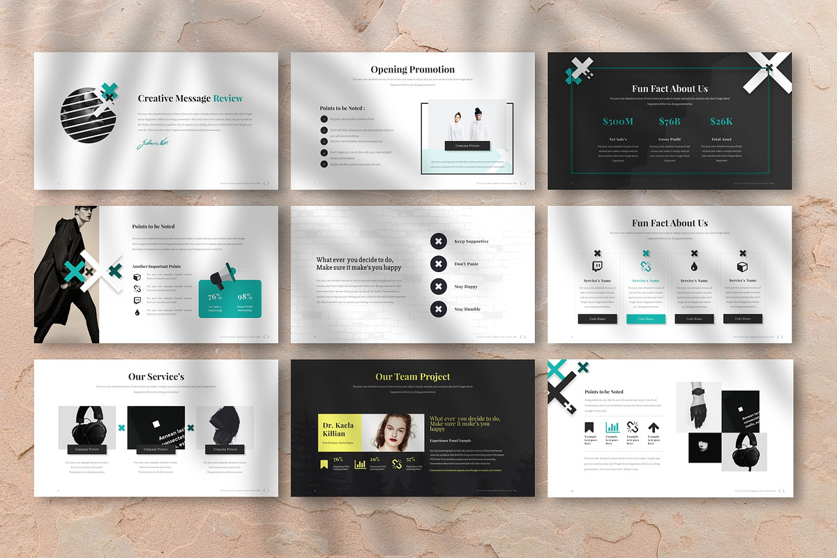 Bexxley Business PowerPoint Template, a Presentation Template by Mikokit (Photo 4 of 14)