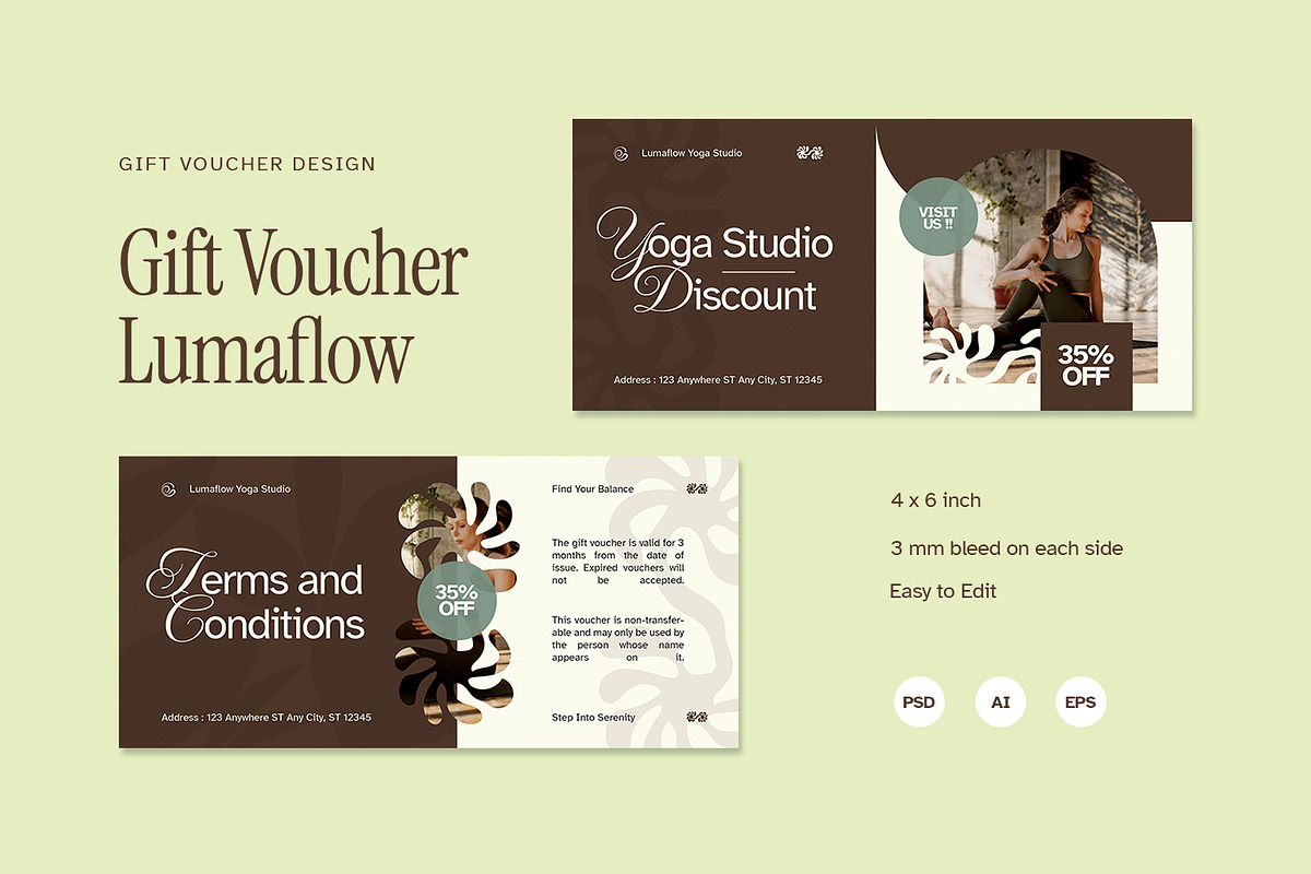 Lumaflow - Gift Voucher, a Card Template by Fannan Studio (Photo 3 of 3)