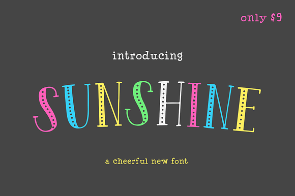 Sunshine Font (ONLY $9) preview 8