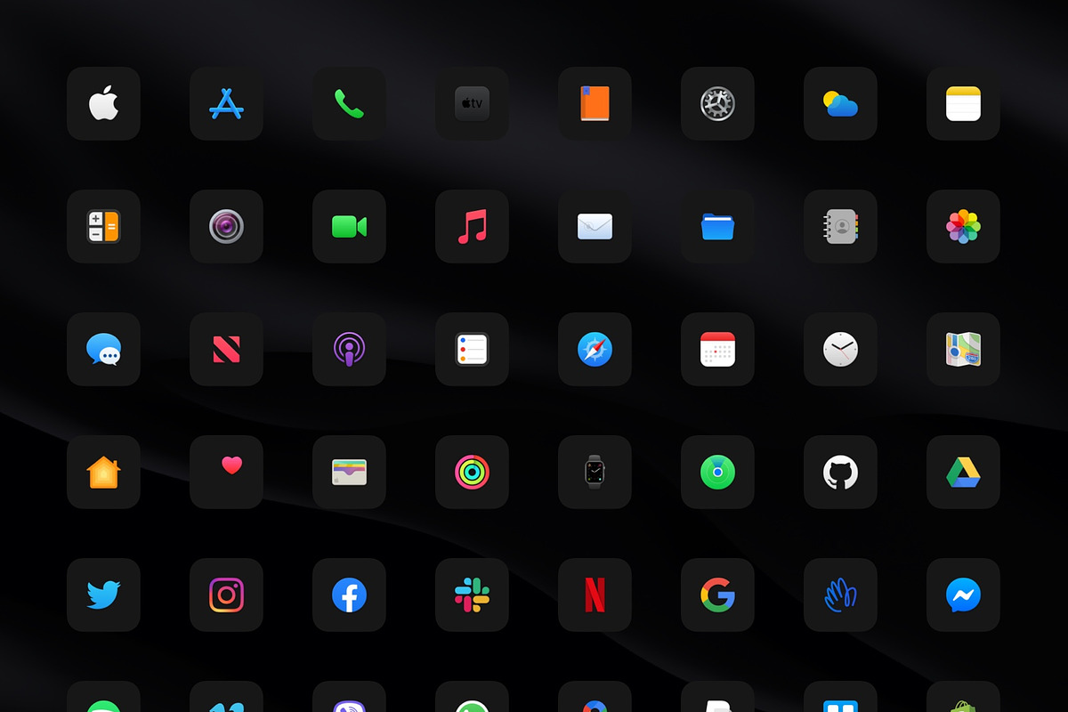 iOS 14 icons. Theme different., an Icon by iconinja (Photo 2 of 4)