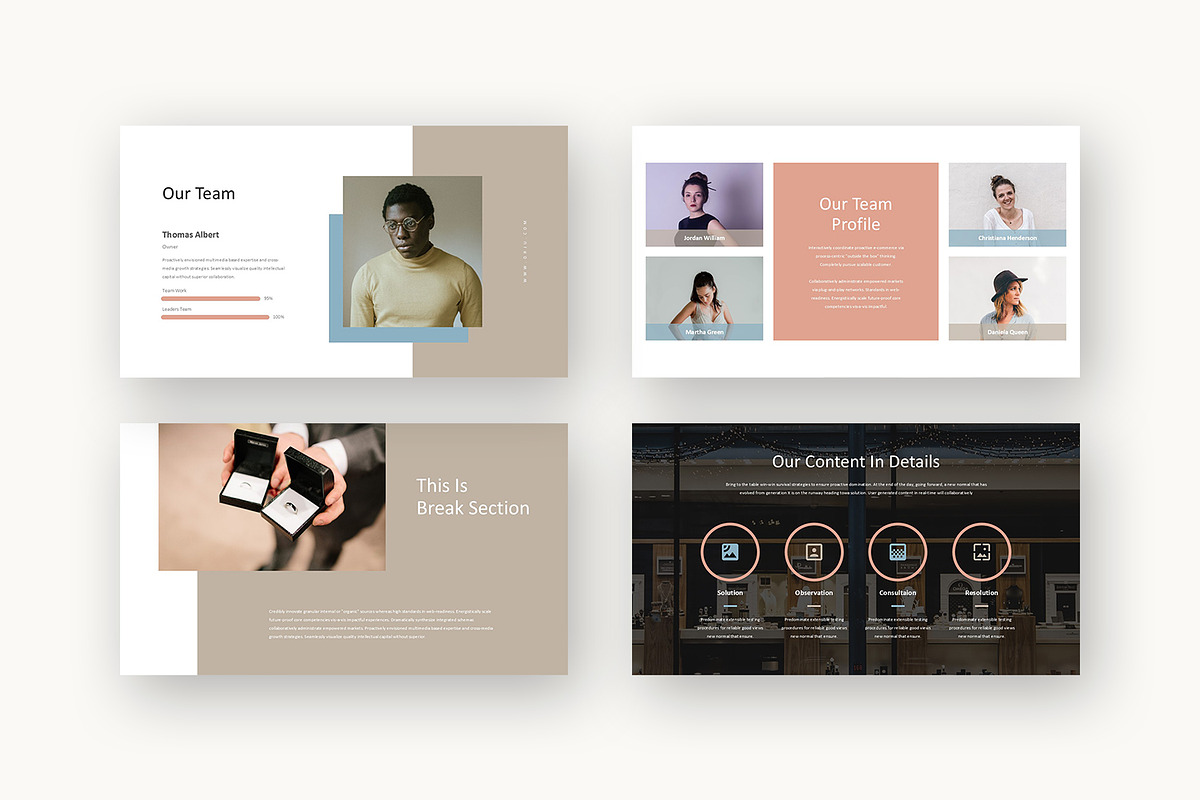 Orju : Jewelry Brand Google Slides, a Presentation Template by Punkl Camp (Photo 5 of 16)