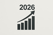 Growing bar chart with upward arrow, a Photo by Dvoevnore photos (Thumbnail 1 of 3)