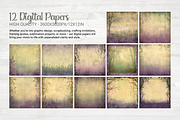 Dusty Lavender Journal Pages, a Background Graphic by Curve Design (Thumbnail 4 of 7)