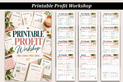 Printable Profit Workshop, a Stationery Template by Designmela01 (Thumbnail 1 of 5)